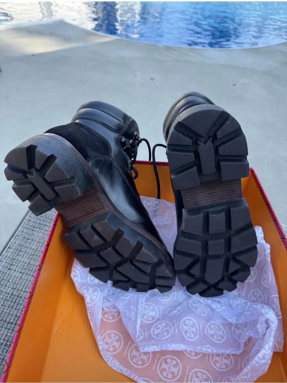 Tory Burch Miller Lug Hiker Boots